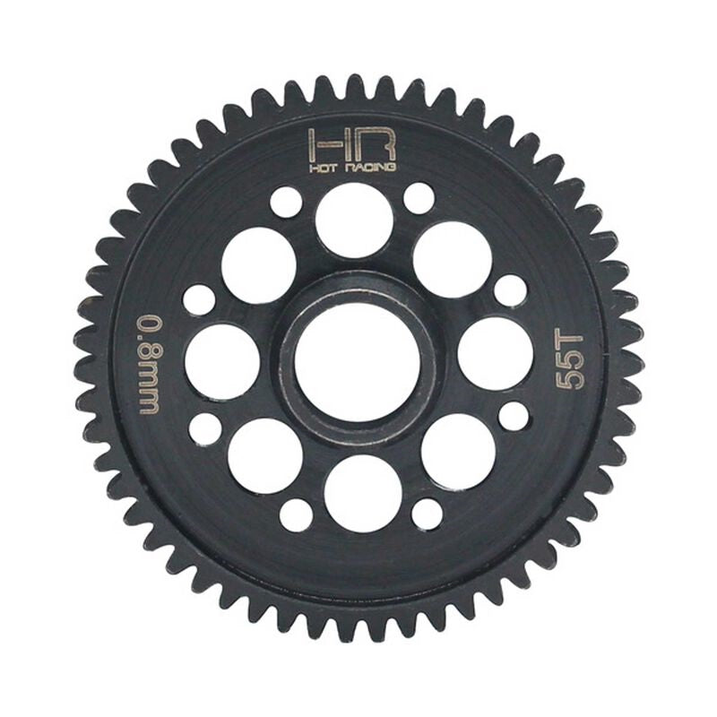 HOTRACING ARRMA 3S BLX 55T Steel Spur Gear, 0.8 MOD -  - Horizon Hobbies, Inc.