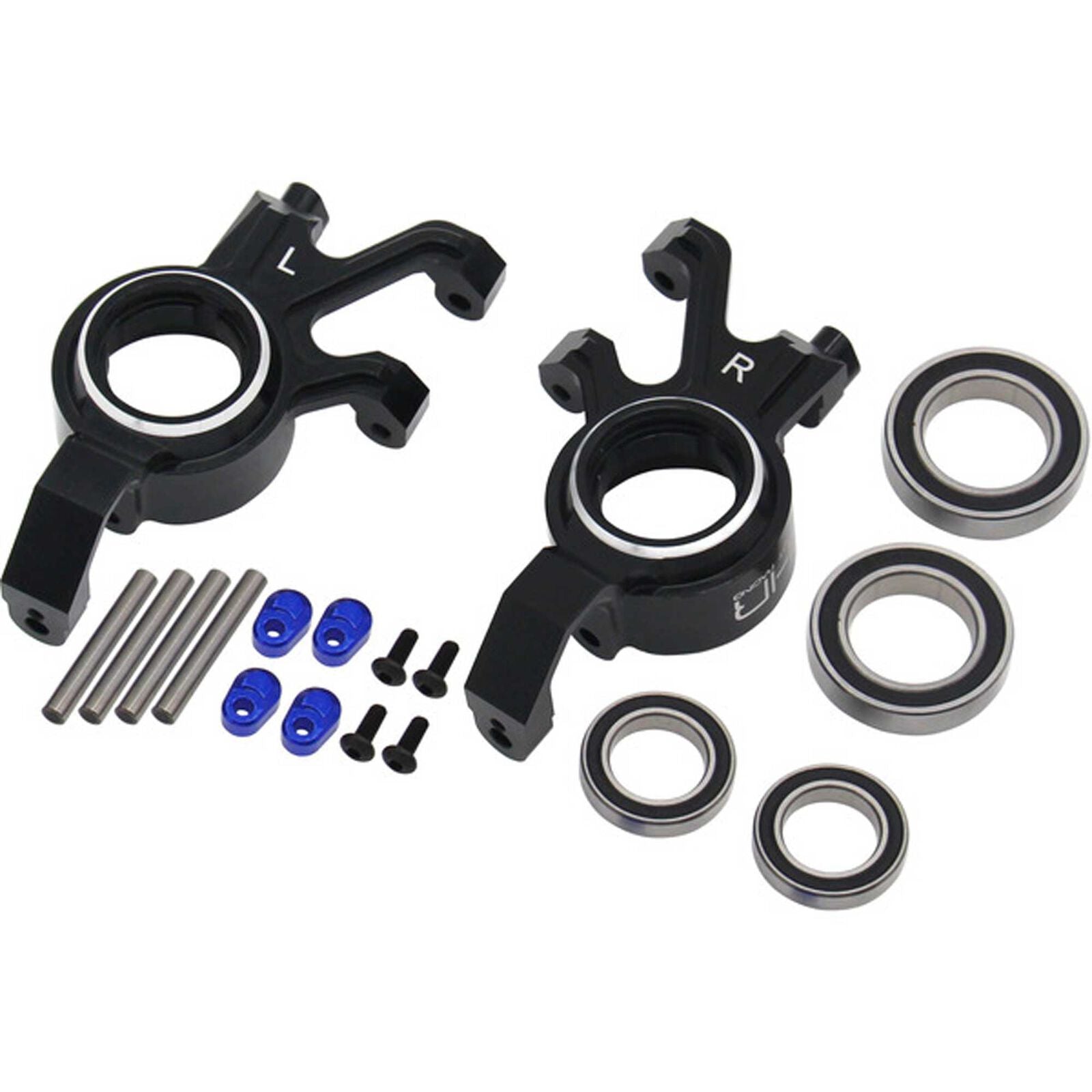Hot Racing Traxxas X-Maxx Aluminum Steering Blocks Over Size Bearing -  - Horizon Hobbies, Inc.