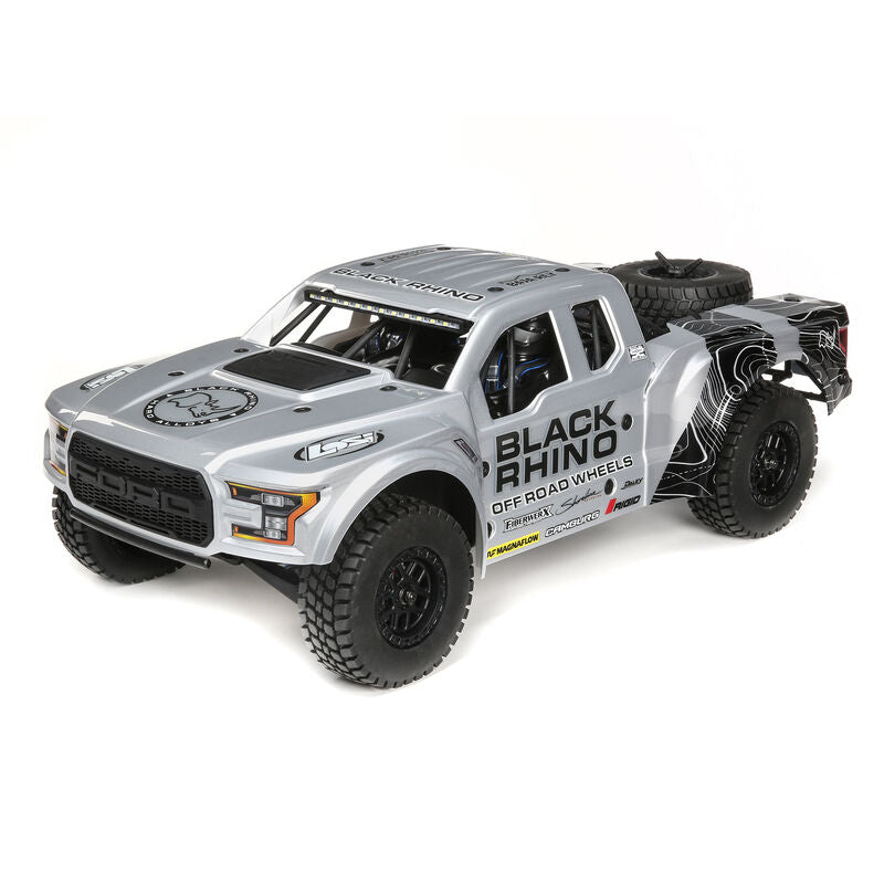 Losi Baja Rey Ford Raptor 1/10 RTR 4WD Brushless Desert Truck w/2.4GHz Radio, AVC & SRTMA - Remote Control Toys - Horizon Hobbies, Inc.