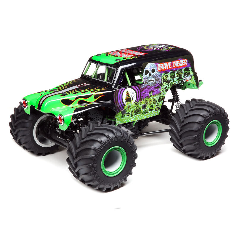Losi LMT Grave Digger / Son Uva Digger RTR 1/10 4WD Solid Axle Monster Truck w/DX3 2.4GHz Radio - Remote Control Toys - Horizon Hobbies, Inc.