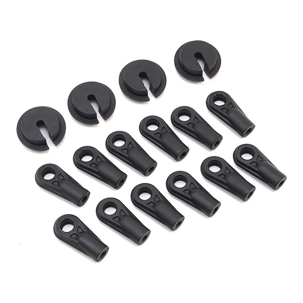 Losi Super Baja Rey Shock Rod Ends & Spring Cups (12) - Remote Control Toys - Horizon Hobbies, Inc.
