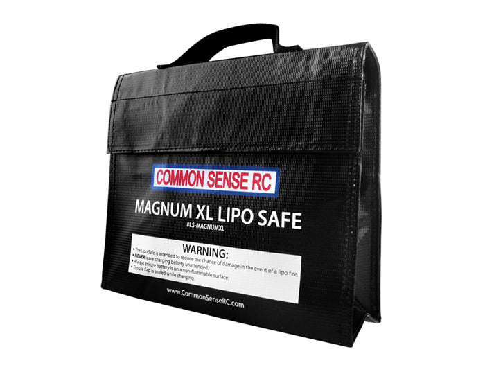 Common Sense RC Magnum XL LiPo Safe Charging/Storage Bag (9.5 x 7 x 2.25") -  - Common Sense RC