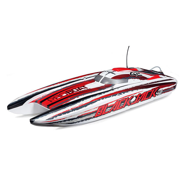 Pro Boat Blackjack 42" 8S Brushless RTR Electric Catamaran w/2.4GHz Radio System - Remote Control Toys - Horizon Hobbies, Inc.