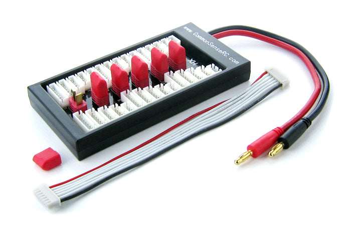 Paraboard - Parallel Charging Board for Lipos with Deans-type Connectors -  - Common Sense RC