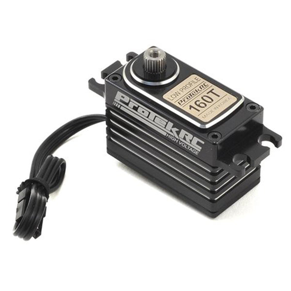 ProTek RC 160T Low Profile High Torque Metal Gear Servo High Voltage/Metal Case - Servo - AMain Distributing
