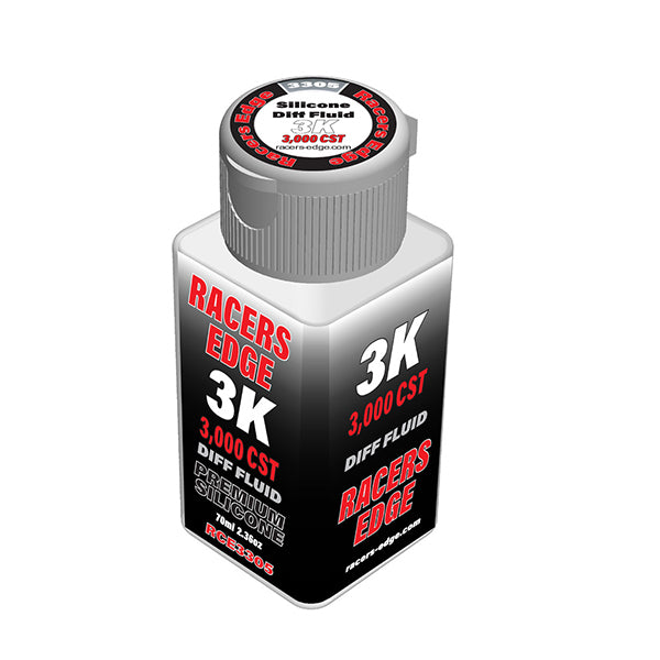 Racers Edge 70ml 2.36oz Pure Silicone Diff Fluid - Oil - HRP Distributing, Inc.