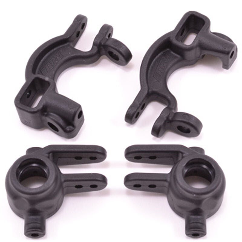 RPM Traxxas 4x4 Caster & Spindle Block Set (Black) - Remote Control Toys - Horizon Hobbies, Inc.