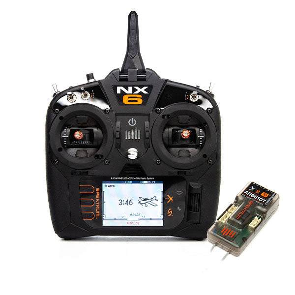 Spektrum RC NX6 2.4GHz DSMX 6-Channel Radio System w/AR6610T Receiver - Remote Control Toys - Horizon Hobbies, Inc.