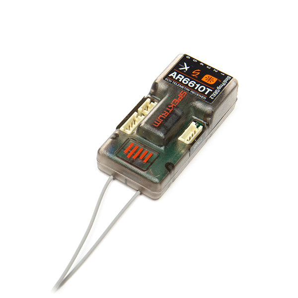 Spektrum RC AR6610T 6 Channel DSMX Aircraft Telemetry Receiver - Remote Control Toys - Horizon Hobbies, Inc.