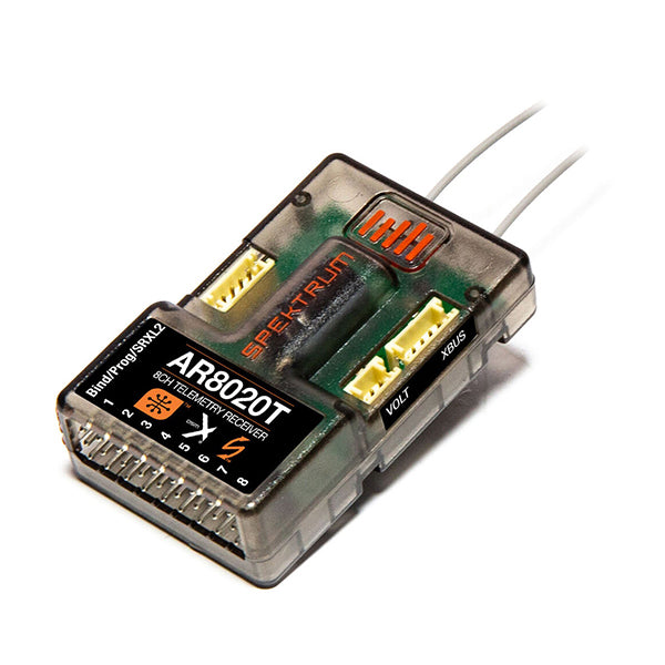 Spektrum RC AR8020T DSMX 8 Channel Air Telemetry 2.4GHz Receiver - Receiver - Horizon Hobbies, Inc.
