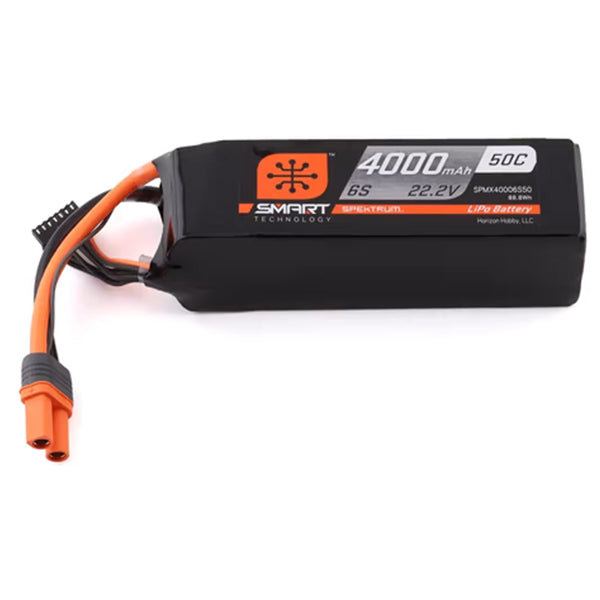 Spektrum RC 6S  Smart LiPo 50C Battery Pack w/IC5 Connector (22.2V/4000mAh) - stpatty - Horizon Hobbies, Inc.