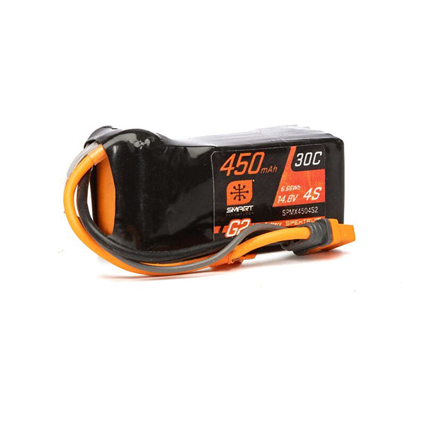 Spektrum RC 4S Smart G2 LiPo Battery 30C (14.8V/450mAh) w/IC2 Connector - Battery - Horizon Hobbies, Inc.