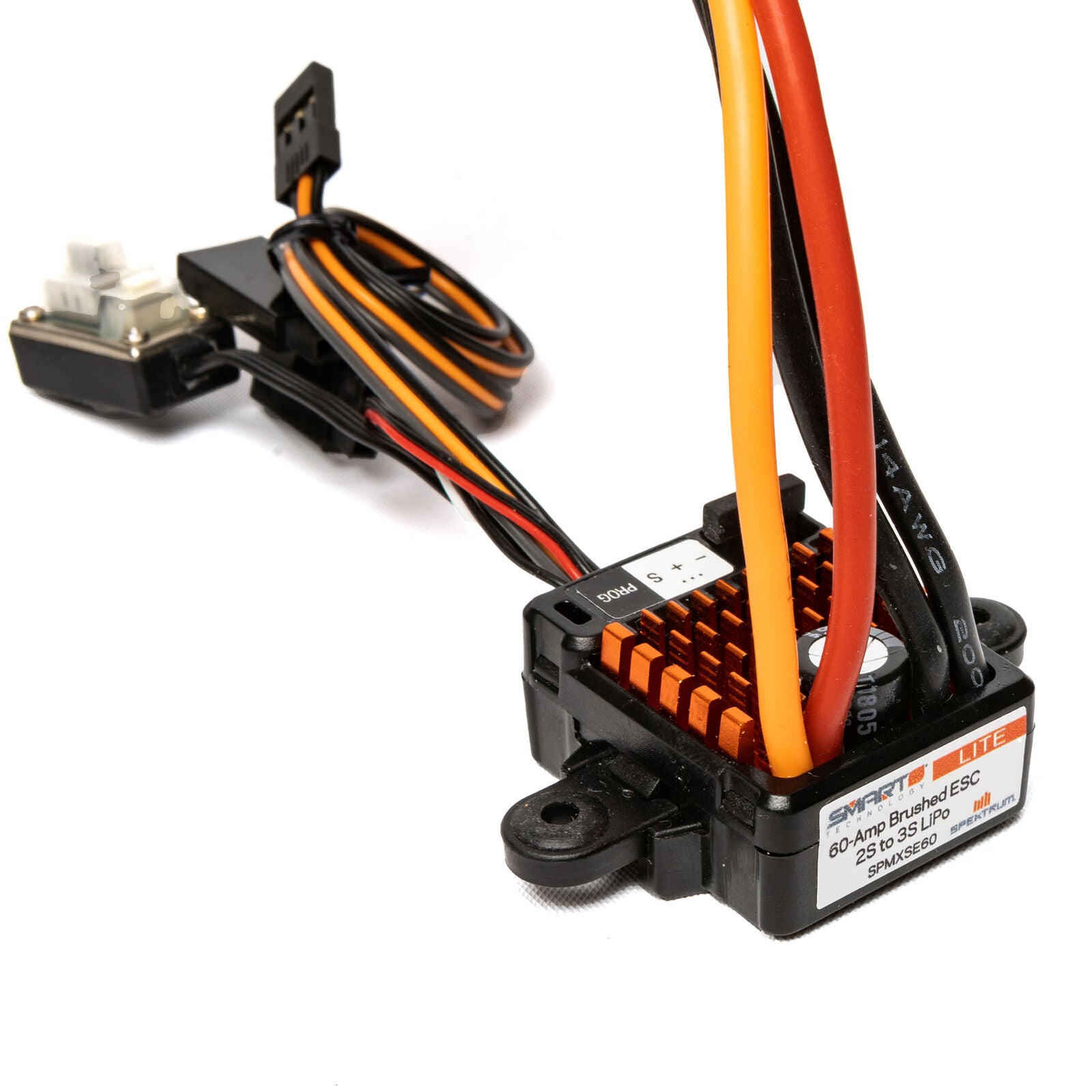 Spektrum RC Firma 60A Lite Brushed Smart ESC, 2S-3S: IC3 - ESC - Horizon Hobbies, Inc.