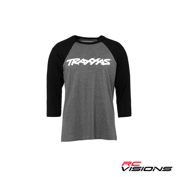 Traxxas Raglan Shirt Gray/Blk -  - Traxxas