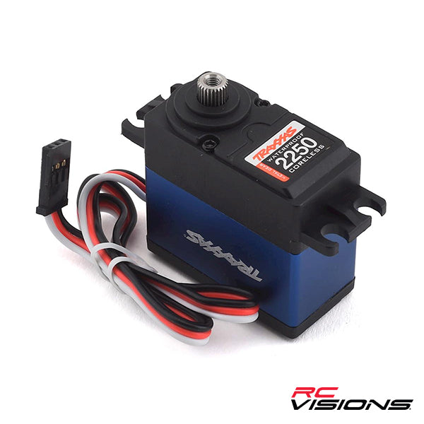 Traxxas 330 High Torque Metal Gear Waterproof Digital Servo (Blue) (High Voltage) - Remote Control Toys - Traxxas