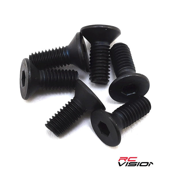 Traxxas 3x8mm Flat Head Screw (6) - Remote Control Toys - Traxxas