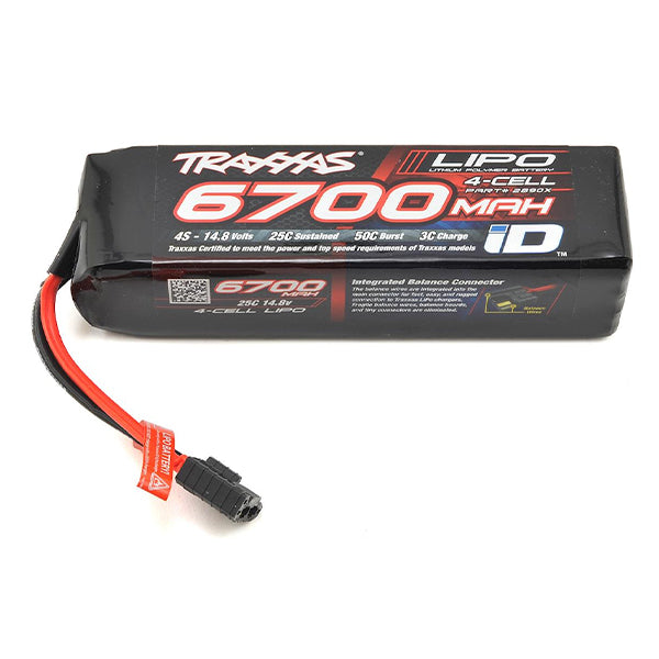 Traxxas 4S "Power Cell" 25C LiPo Battery w/iD Traxxas Connector (14.8V/6700mAh) - Remote Control Toys - Traxxas
