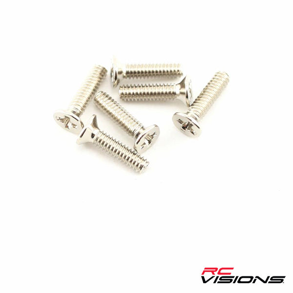 Traxxas 2x8mm Countersunk Phillips Screw (6) -  - Traxxas