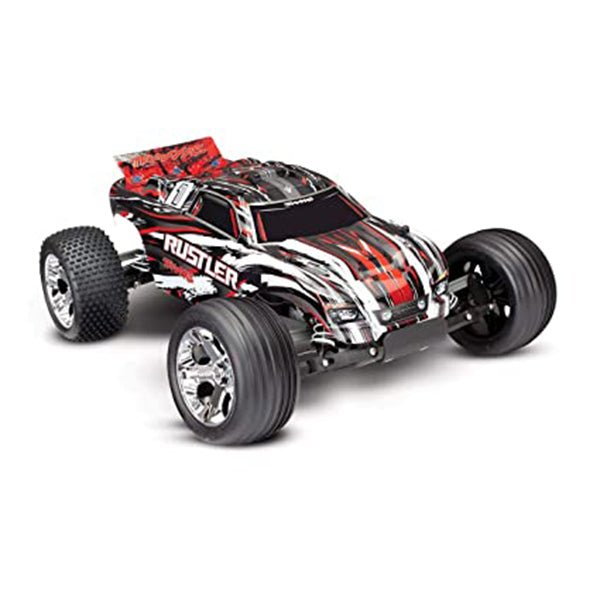 Traxxas Rustler 1/10 RTR 2WD Electric Stadium Truck (Red) w/XL-5 ESC & TQ 2.4GHz Radio -  - Traxxas