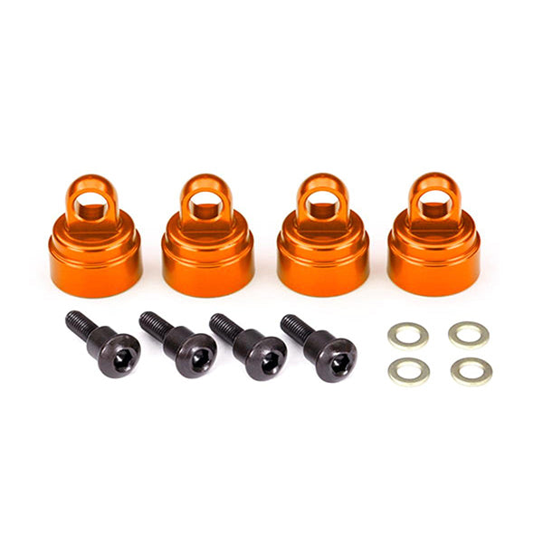 Traxxas Aluminum Ultra Shock Cap (4) - Remote Control Toys - Traxxas