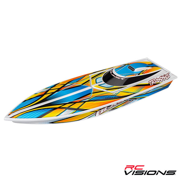 Traxxas Blast 24" High Performance RTR Race Boat (Orange) w/TQ 2.4GHz Radio, Battery & DC Charger - Remote Control Toys - Traxxas