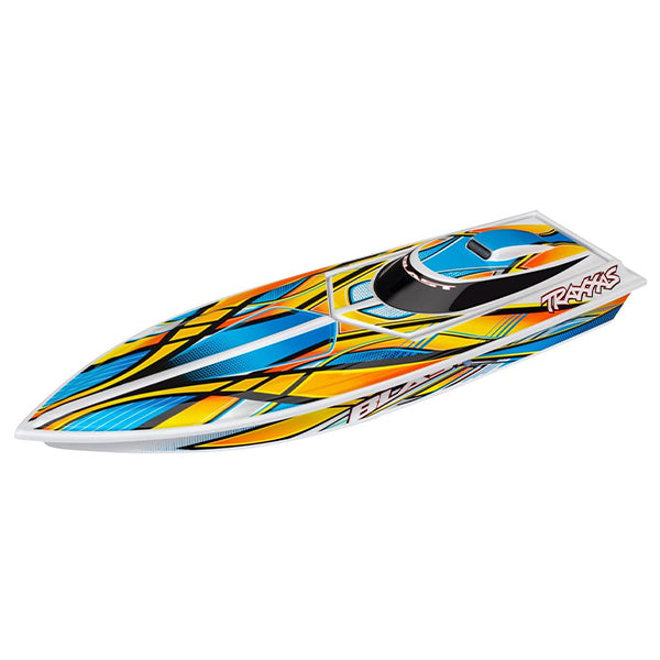Traxxas Blast 24" High Performance RTR Race Boat (Orange) w/TQ 2.4GHz Radio, Battery & DC Charger - Remote Control Toys - Traxxas