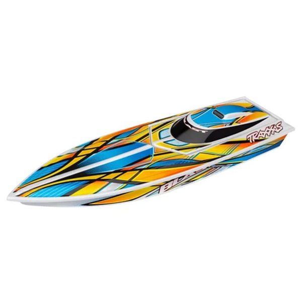 Traxxas Blast 24" High Performance RTR Race Boat (Orange) w/TQ 2.4GHz Radio, Battery & DC Charger - Remote Control Toys - Traxxas