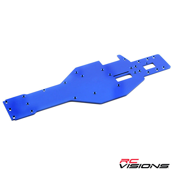 Traxxas Aluminum Lower Chassis (Blue) - Remote Control Toys - Traxxas