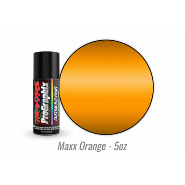 Traxxas ProGraphix "Maxx Orange" Custom R/C Lexan Spray Paint (5oz) -  - Traxxas
