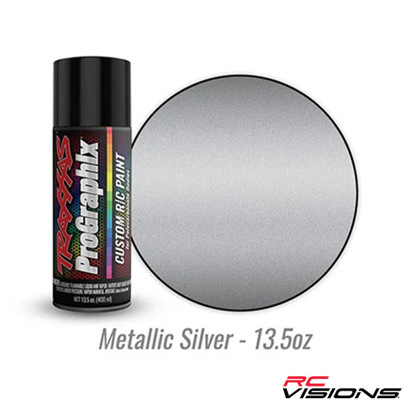 Traxxas Body Paint Metallic Silver 13.5 oz - paint - Traxxas