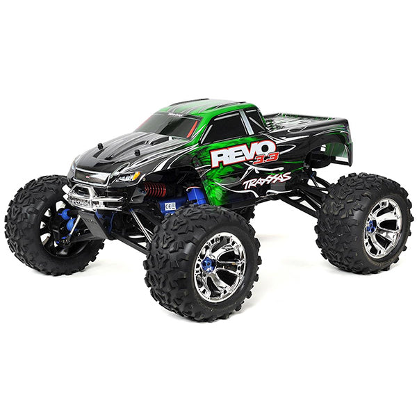 Traxxas Revo 3.3 4WD RTR Nitro Monster Truck w/TQi 2.4Ghz Radio, TSM, Batteries & DC Charger - Remote Control Toys - Traxxas