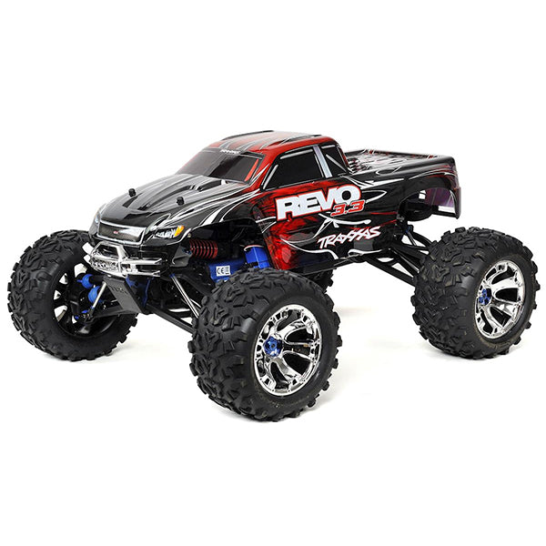 Traxxas Revo 3.3 4WD RTR Nitro Monster Truck w/TQi 2.4Ghz Radio, TSM, Batteries & DC Charger - Remote Control Toys - Traxxas