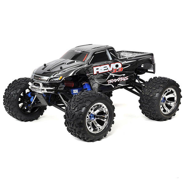 Traxxas Revo 3.3 4WD RTR Nitro Monster Truck w/TQi 2.4Ghz Radio, TSM, Batteries & DC Charger - Remote Control Toys - Traxxas