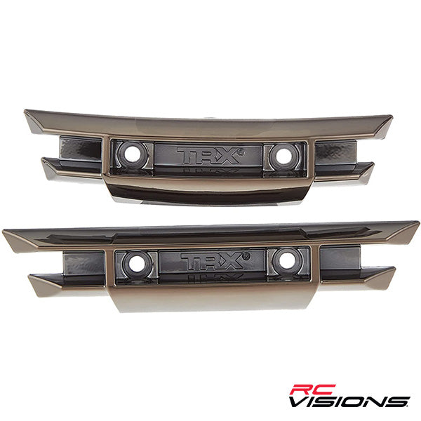 Traxxas F/R Bumper Set (Black Chrome) - Parts - Traxxas