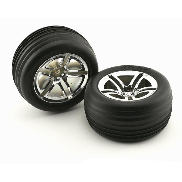 Traxxas Pre-Mounted Front Tires (2) - Remote Control Toys - Traxxas