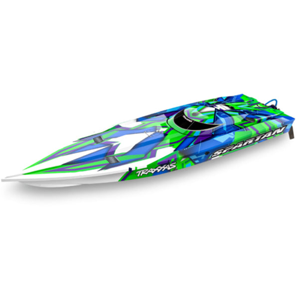 Traxxas Spartan High Performance Race Boat RTR w/TQi 2.4Ghz Radio, TSM, iD & Castle ESC - Remote Control Toys - Traxxas