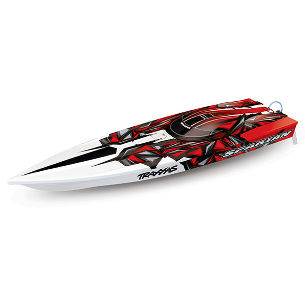 Traxxas Spartan High Performance Race Boat RTR w/TQi 2.4Ghz Radio, TSM, iD & Castle ESC - Remote Control Toys - Traxxas