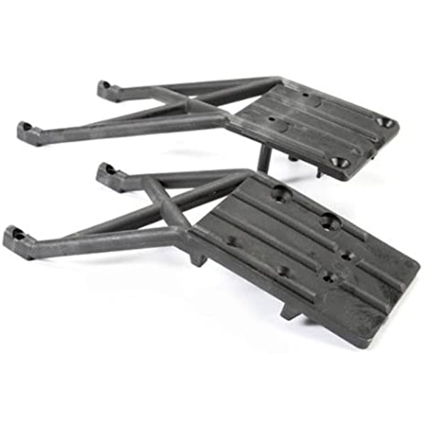 Traxxas Front & Rear Skidplate Set (Black) - Remote Control Toys - Traxxas