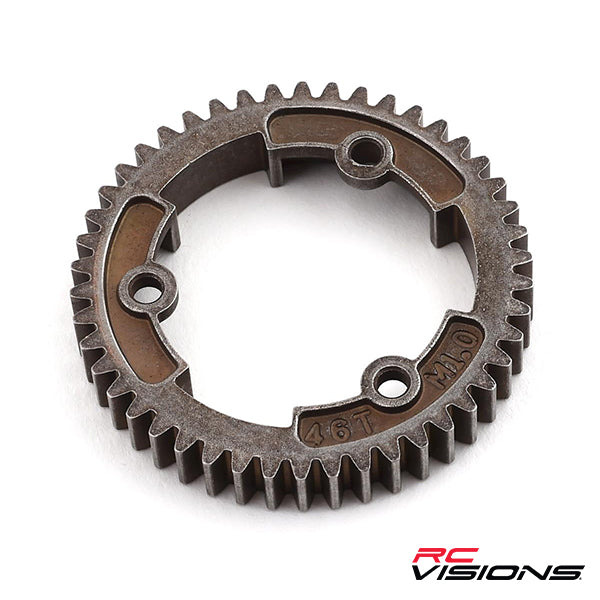 Traxxas Steel Wide-Face 1.0 Metric Spur Gear (Mod1) (46T) - Remote Control Toys - Traxxas