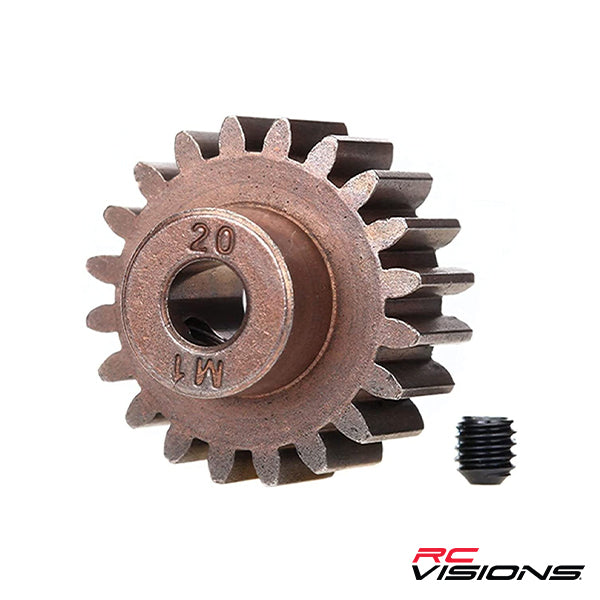 Traxxas Pinion Gear, 23-T pinion (1.0 metric pitch)/ set screw - Parts - Traxxas