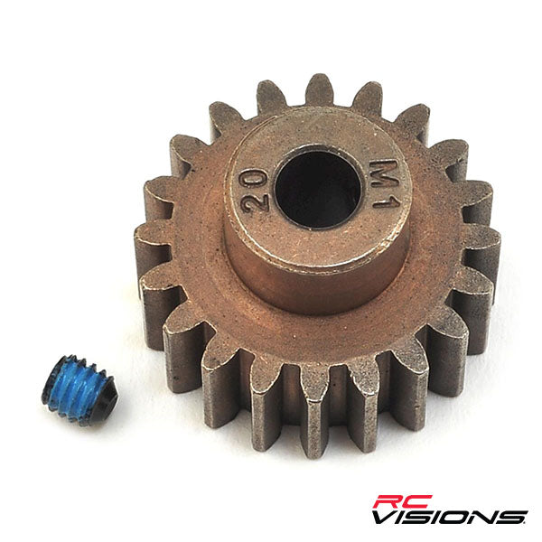 Traxxas Hardened Steel Mod 1.0 Pinion Gear w/5mm Bore (20T) - Remote Control Toys - Traxxas