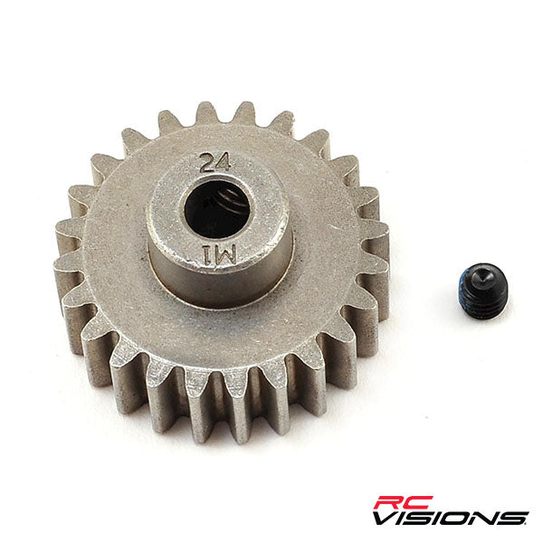 Traxxas Hardened Steel Mod 1.0 Pinion Gear w/5mm Bore (24T) - Remote Control Toys - Traxxas