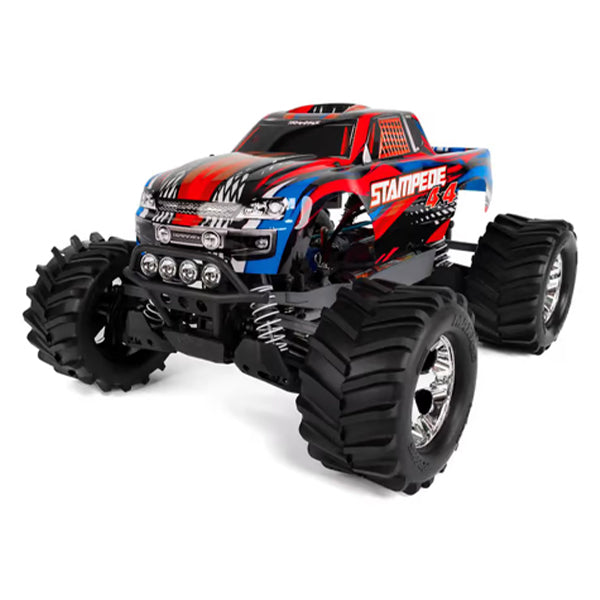 Traxxas Stampede 4X4 LCG 1/10 RTR Monster Truck w/XL-5 ESC, LED Lights, TQ 2.4GHz Radio, Battery & DC Charger - Remote Control Toys - Traxxas