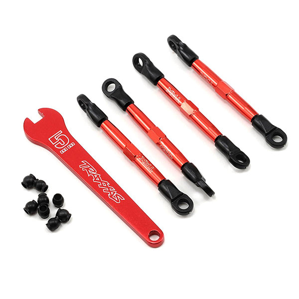 Traxxas Aluminum Toe Links (Red) (4) (Front/Rear) -  - Traxxas