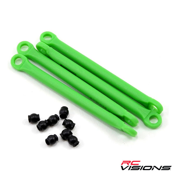Traxxas Molded Composite Push Rod Set (Green) (4) - Remote Control Toys - Traxxas