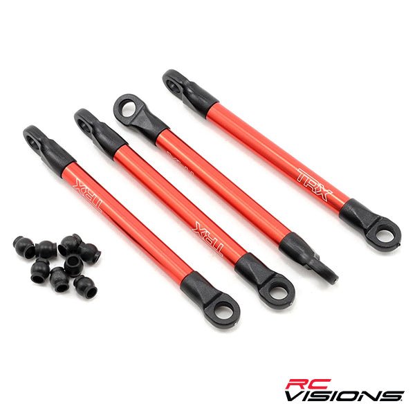 Traxxas Aluminum Push Rods (Red) (4) - Remote Control Toys - Traxxas