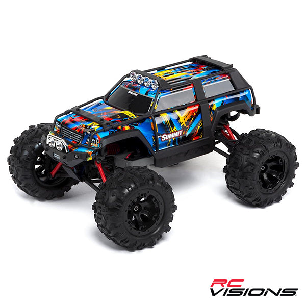 Traxxas Summit 1/16 4WD RTR Truck (Rock n Roll) w/TQ Radio, LED Lights, Battery & Charger & Charger - Remote Control Toys - Traxxas