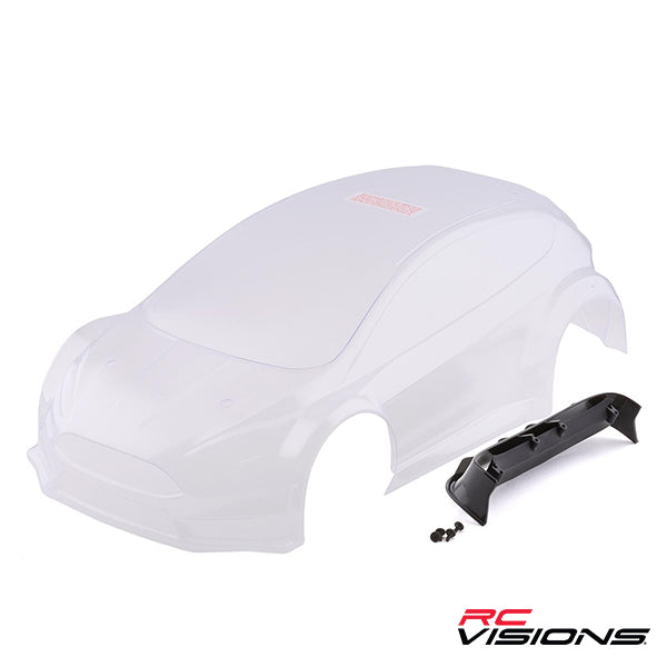 Traxxas Ford Fiesta St Rally Pre-Cut Body (Clear) - RC Body - Traxxas