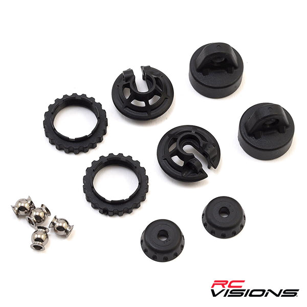 Traxxas Unlimited Desert Racer GTR Shock Cap & Spring Retainer Set - Remote Control Toys - Traxxas