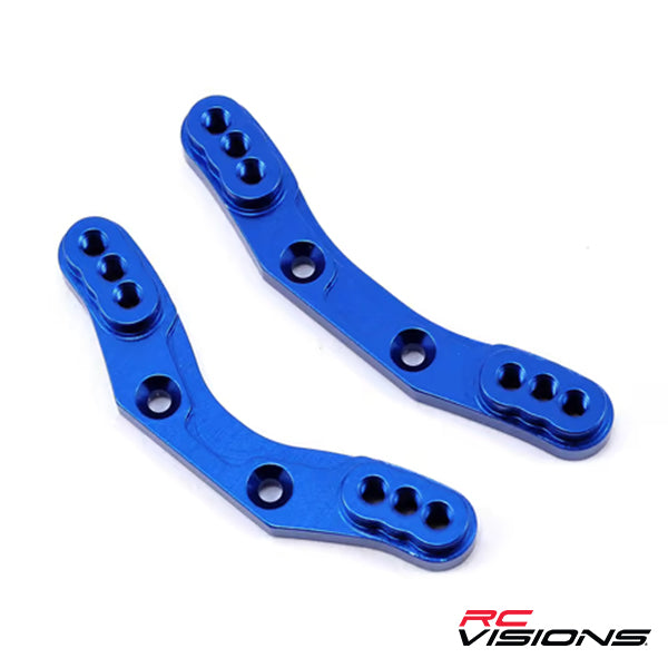 Traxxas LaTrax Aluminum Front & Rear Shock Tower Set - Remote Control Toys - Traxxas